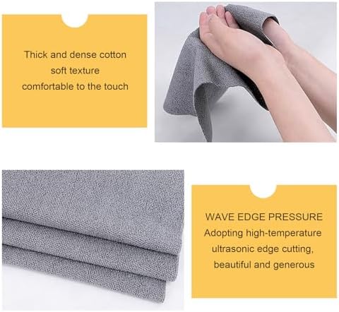 20 PCS Car Microfiber Cleaning Cloth Roll, Highly Absorbent Quick-Dry Towel - Image 6