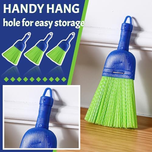 Domensi 4 Pcs Whisk Broom Poly Fiber Hand Brush - Image 3