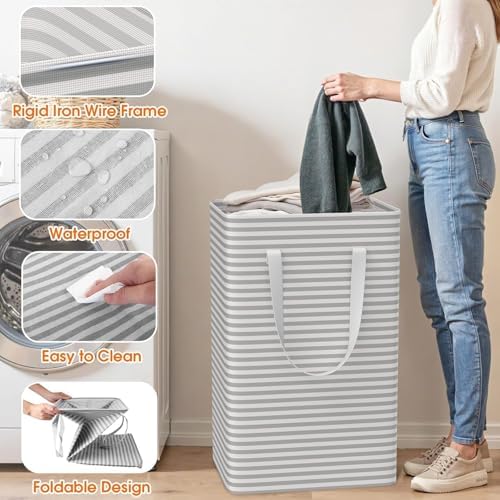 3-Pack Laundry Basket, Collapsible Laundry Hampers - Image 5