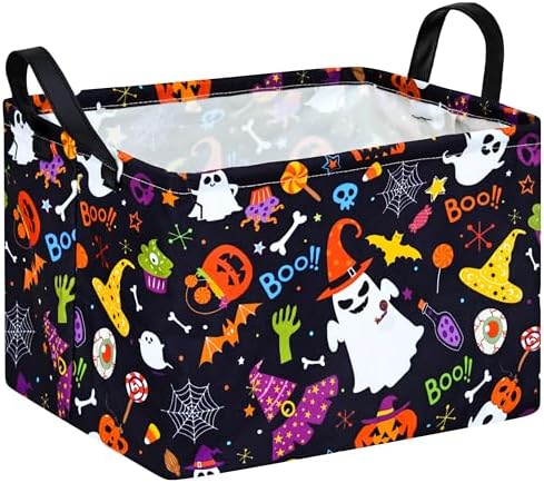 MAIZMZ Halloween Storage Basket Pumpkin Ghost Gift Basket by MAIZMZ