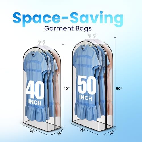 Handy Laundry Clear Garment Bags - Image 7