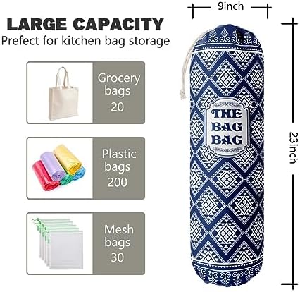 The Bag Grocery Holder, Rustic Organizer - Image 2