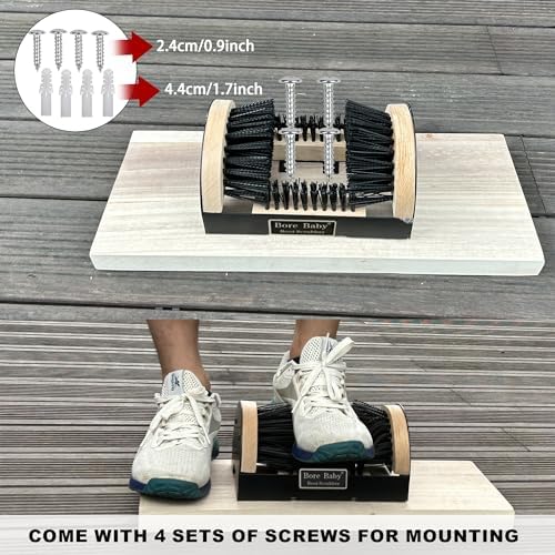 Boot Scrubber Brush Outdoor Heavy Duty Mud Cleaner (2 Pack - Image 6