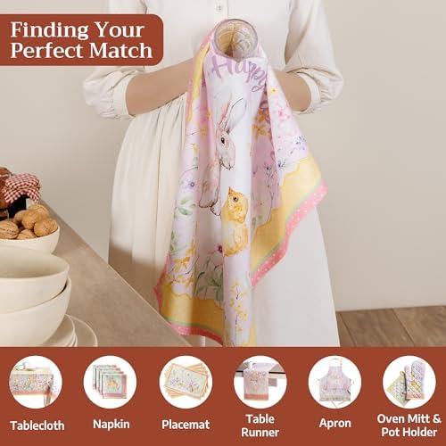 Maison d' Hermine Kitchen Towels Set of 3 Reusable 100% Cotton 27.50" x 20" - Image 4