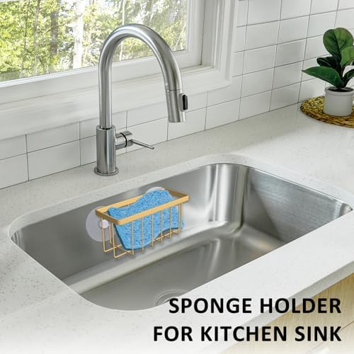 SHFKS Sponge Holder for Kitchen Sink, Kitchen Sink Caddy - Image 5