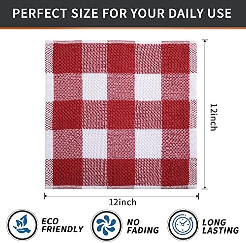 Mordimy Cotton Waffle Weave Dish Cloths, 6 Pack - Image 6