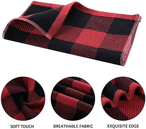 Mordimy Cotton Waffle Weave Kitchen Towels, 6 Pack - Image 2