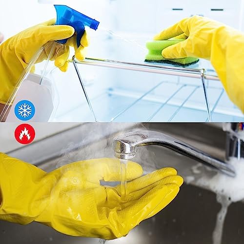 Disfore Rubber-Gloves Dishwashing Gloves - Image 5