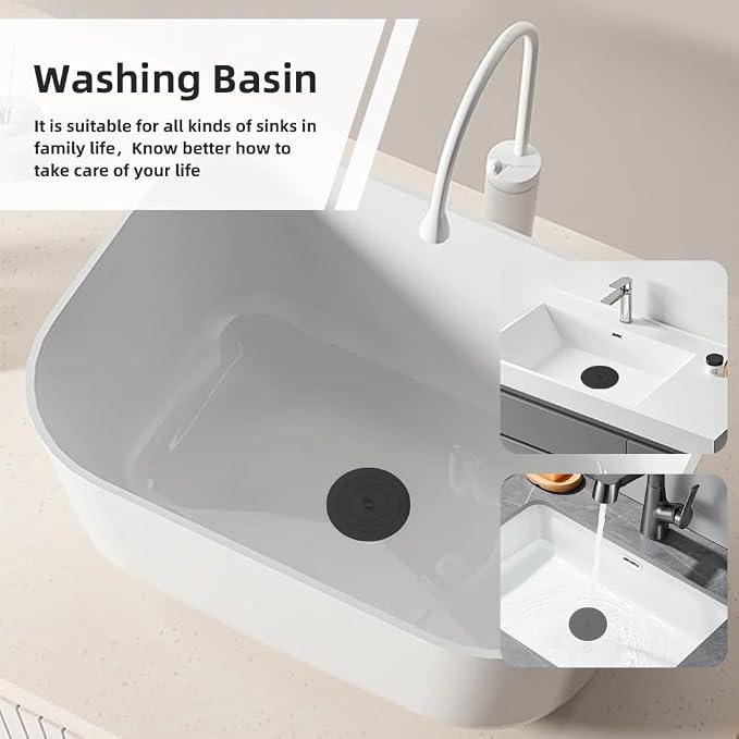 Tub Stopper 2PCS, Bathtub Drain Stopper, 6 inches Bathtub Tub Drain Cover - Image 4