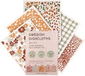 Swedish Dishcloths, 6.7x7.5 Inch, Super Absorbent, Machine Washable by MosJos