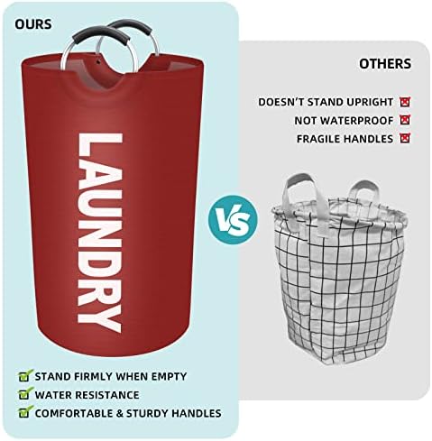 90L Large Laundry Basket, Dirty Clothes Waterproof Laundry Hamper - Image 4