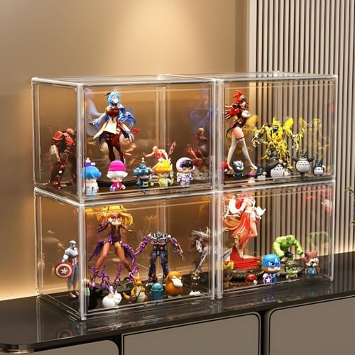 GUDEMAY Large Clear Stackable Acrylic Storage Bins - Image 4