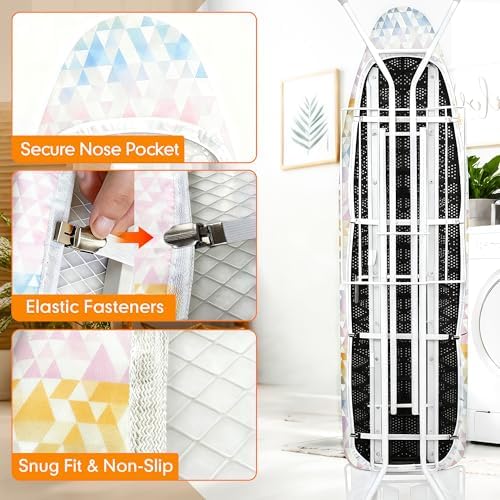 Ironing Board Cover and Pad, 18x49 Extra Wide, Scorch Resistant - Image 5