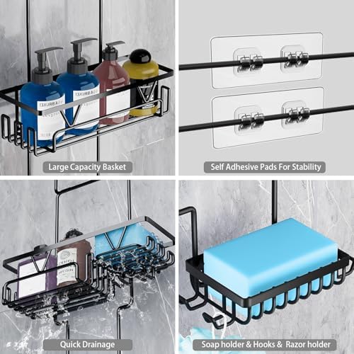 DAOYA Over the Shower Head Caddy - Image 3