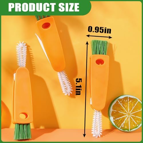 Cup Lid Gap Cleaning Brush 3PCS Bottle Brushes 3 in 1 Cup Lid Gap Cleaner - Image 5