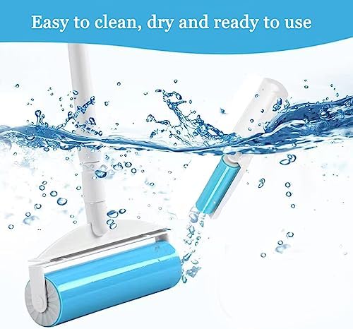 NUOBUT 8" Large Reusable Lint Roller, 1 Large, 1 Refill & 2 Mini Rollers - Image 4