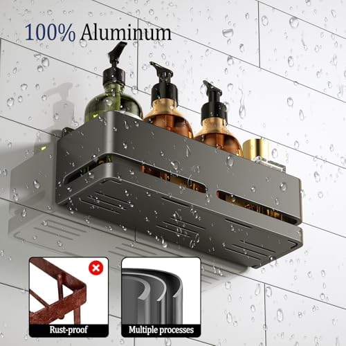 Shower Caddy 2-Pack Shower Shelf, Heavy-Duty Bathroom Storage Shelf - Image 4