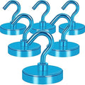 Neosmuk Magnetic Hooks for Cruise Cabins, 130lb Heavy Duty, Royal Blue by Neosmuk