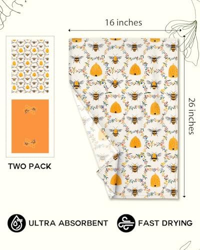 Miss Adola 2 Pack 150GSM Flour Sack Kitchen Towels - Image 5