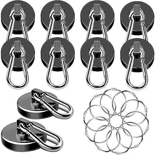MIKEDE Magnetic Hooks Heavy Duty 110LBS+ Strong Neodymium Magnets by MIKEDE