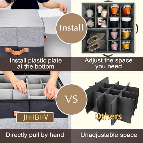 1 Pack Shoe Organizer for Closet - Image 3