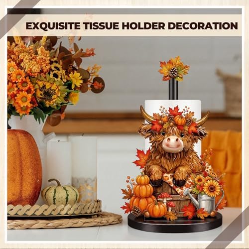 Novabright Holiday Wooden Paper Towel Holder - Image 6