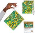 Papaya Swedish Dishcloths for Kitchen, 2 Reusable Paper Towels, 1 Hook by Papaya