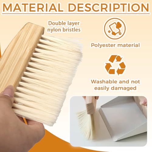 1 Set of mini Desktop Cleaning Broom and Dustpan Set, high-end Iron Sheet - Image 5