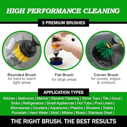 Cordless Power Spin Scrubber Drill Attachment - Image 6