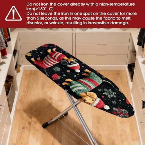 Nuxovilar Winter Dogs Sweaters Ironing Board Cover 15x54 Polyester - Image 4