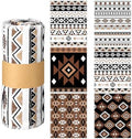 36 Pack Reusable Cloth Kitchen Paper Towels, Western Aztec by Noveread