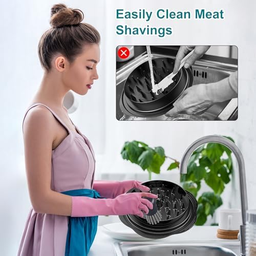Mini Dish Brush for Cleaning Chicken Shredder, Long Bristles - Image 2