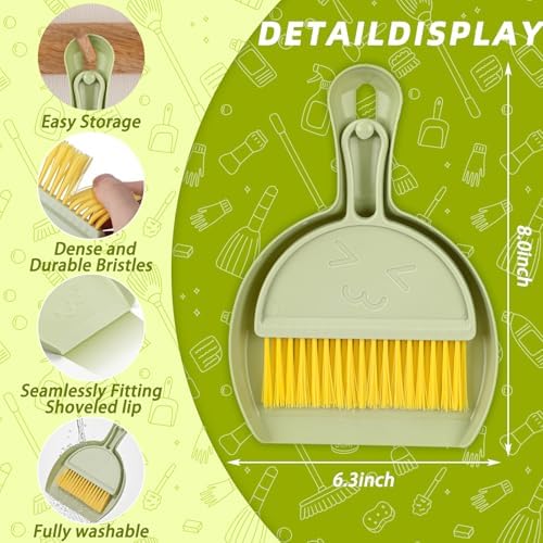 RYPET Mini Dustpan and Brush Set, Small Pet Cage Cleaner - Image 5