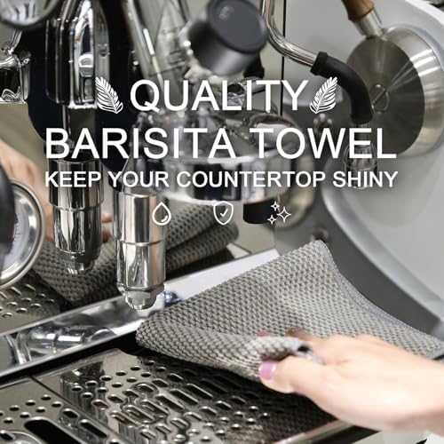 12Pack Barista Towels, Barista Microfiber Cloths, Coffee Cleaning Accessories - Image 6