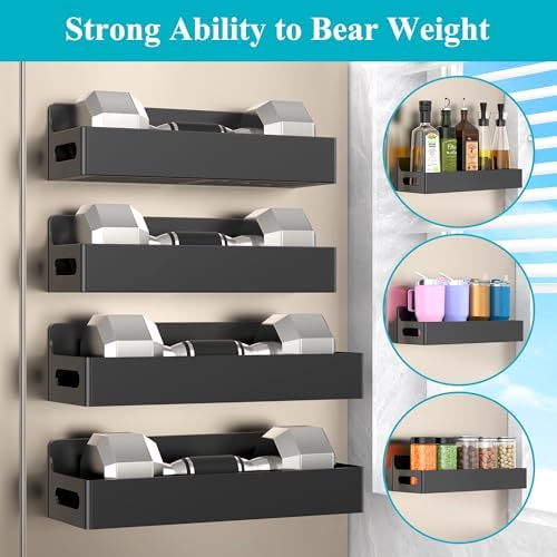 HuggieGems Black Magnetic Spice Rack - Image 5