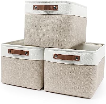 Bagnizer Storage Bins Large Fabric Storage Baskets by Bagnizer