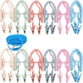 Foldable Multicolor Hangers12Pcs by YOUOWO
