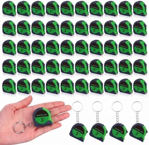 Kanayu Mini Tape Measure Keychains 3 ft Small Retractable Measuring Tape Bulk by Kanayu