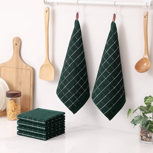 Homaxy 100% Cotton Terry Kitchen Dish Cloths, 12 Pack - Image 6