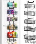 Hongtamoya Adjustable Over the Door Organizer, Metal Hanging Door Organizer by Hongtamoya