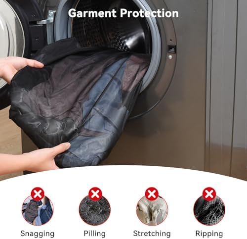 OTraki Ex-Large Mesh Laundry Bags 36x43 Inch Drawstring Laundry Bag 2 Pack - Image 6