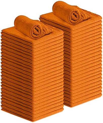 Avalon Towels Cotton Shop Rags – Size 12x14 Inches Cleaning Rags – Absorbent by AvalonTowels