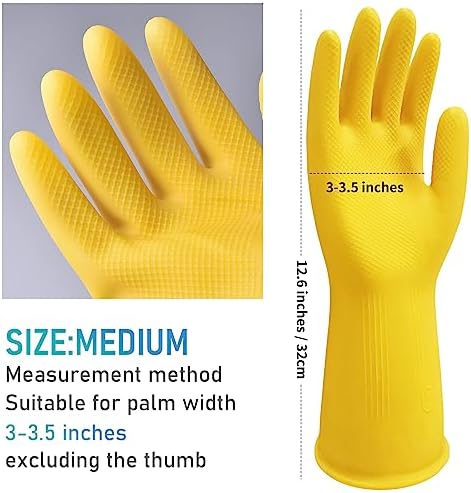 Disfore Rubber-Gloves Dishwashing Gloves - Image 6