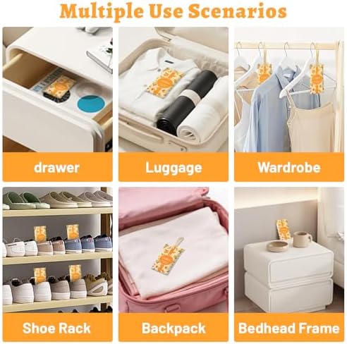 STRN Scented Sachets for Drawer and Closet, Citrus Scent 14-Pack for Home - Image 5
