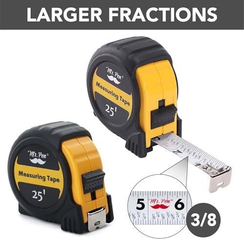 Mr. Pen- Retractable Tape Measure 25 ft, Easy Read - Image 2