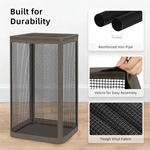STORAGE MANIAC Mesh Laundry Hamper, 23.7 Gal. Tall Laundry Basket - Image 5