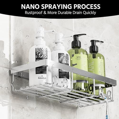 Moforoco 3-Pack Shower Caddy Basket Shelf - Image 3