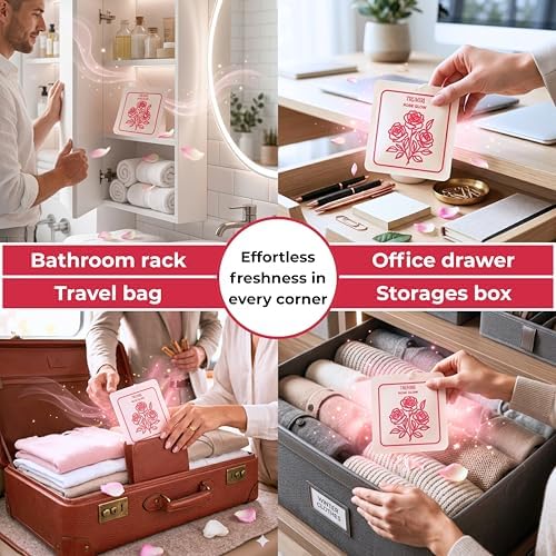 Rose Glow - Scented Sachets for Drawer and Closet Freshener - Home Fragrance - Image 4