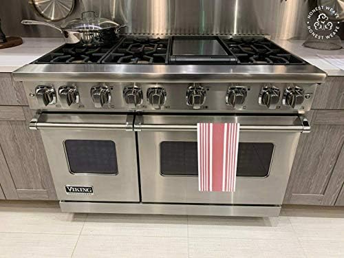 HONEST WEAVE GOTS Certified Organic Cotton Kitchen Hand and Dish Towel Sets - Image 6