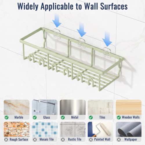 8 Pack Adhesive Rustproof Shower Caddy - Image 7